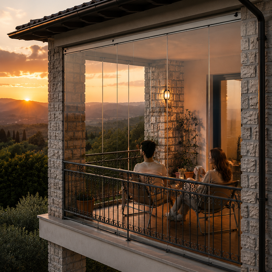 VERANDA TRAMONTO VISTA EST